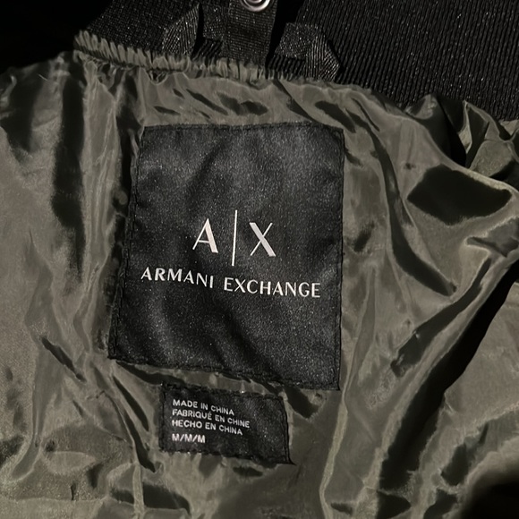 armani exchange 2 in 1 bomber jacket & vest - Picture 6 of 14